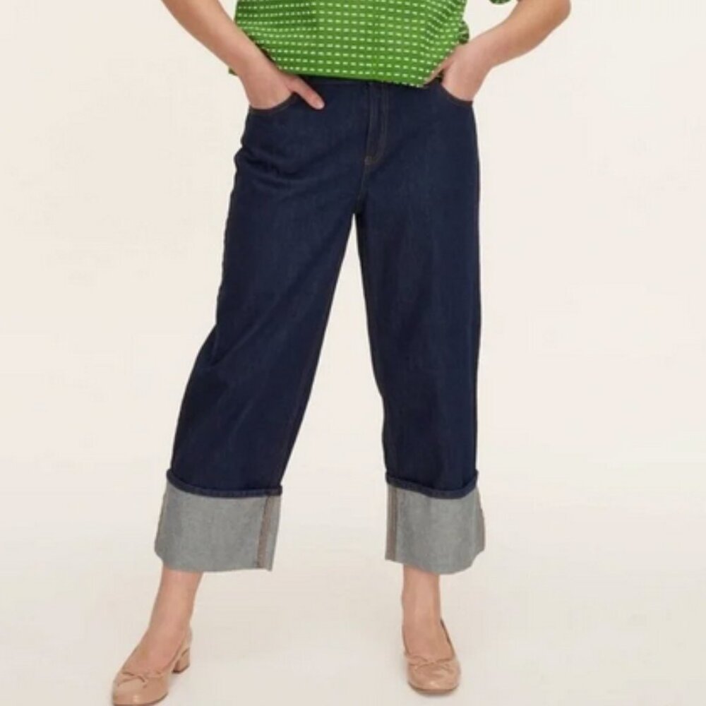 NWT Kate Spade x Target cuffed, cropped jeans, size 14